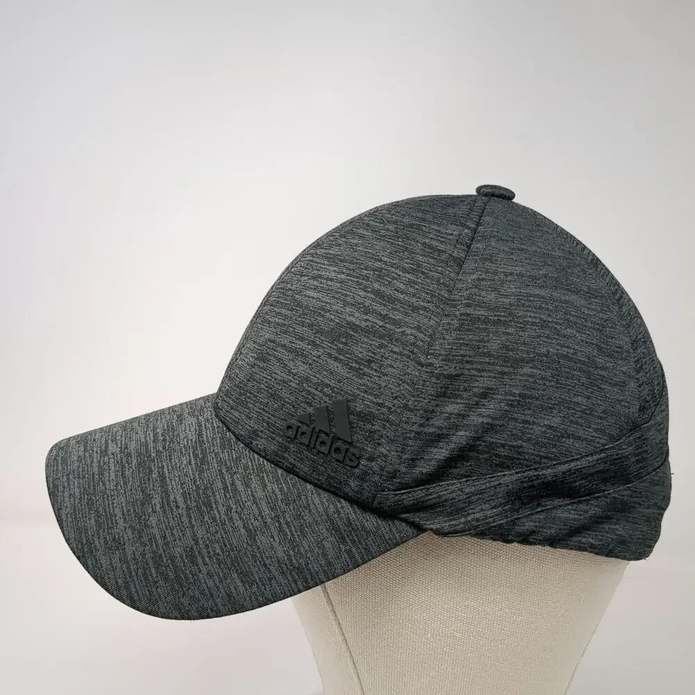 Adidas Baseball Cap Gray OS Climalite Adjustable Strapback Hat Athletic Sport